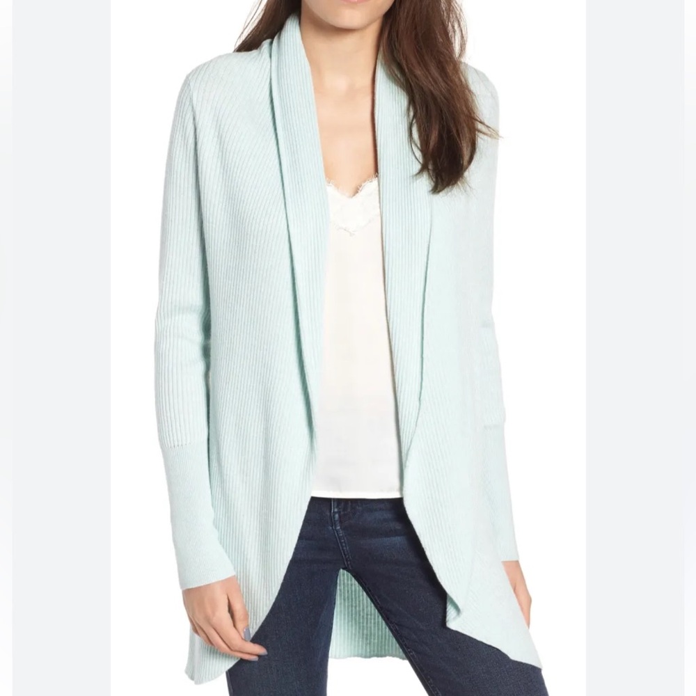 Leith Mint Green Cocoon Cardigan